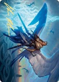 Magic: The Gathering MTG Single Righteous Valkyrie Art Card (Gold-Stamped Signature) [Kaldheim: Art Series]