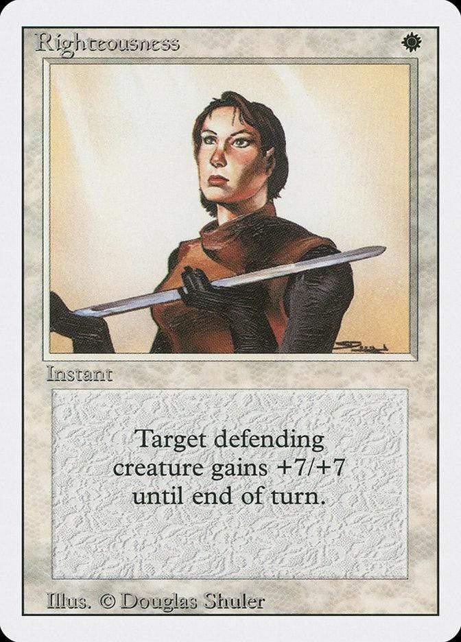 Magic: The Gathering MTG Single Righteousness [Revised Edition]