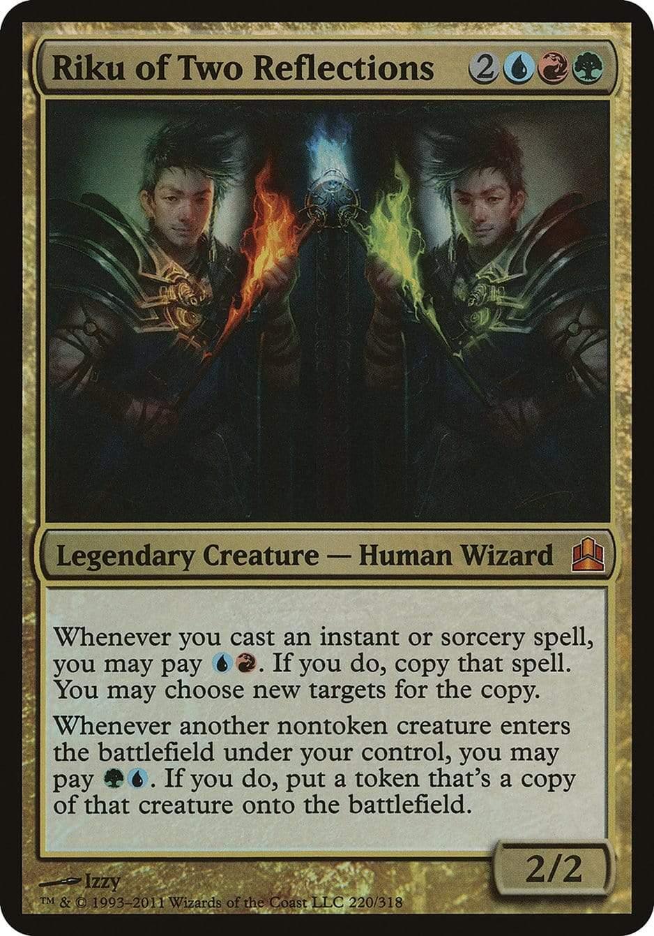 Magic: The Gathering MTG Single Riku of Two Reflections (Oversized) [Commander 2011 Oversized]