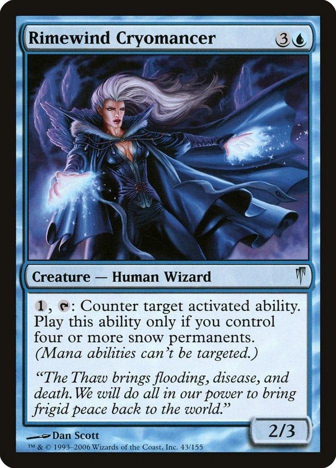 Magic: The Gathering MTG Single Rimewind Cryomancer [Coldsnap]