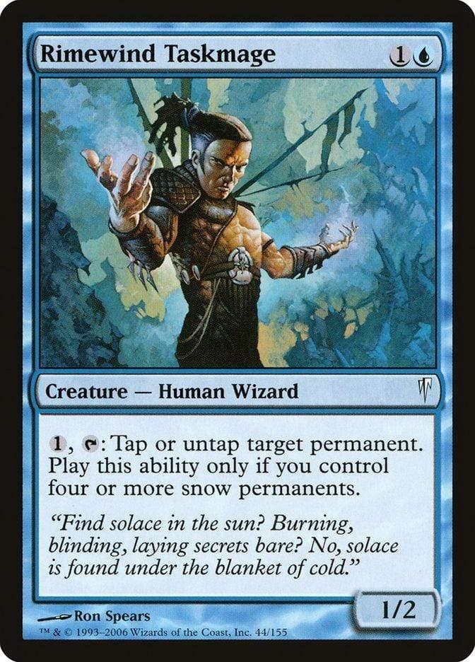 Magic: The Gathering MTG Single Rimewind Taskmage [Coldsnap]
