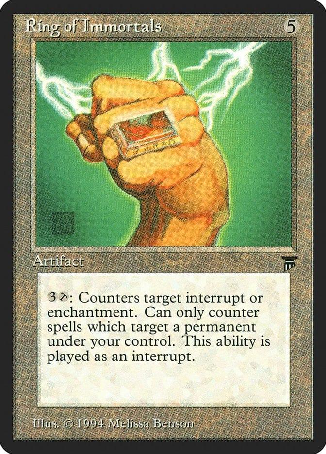 Magic: The Gathering MTG Single Ring of Immortals [Legends]