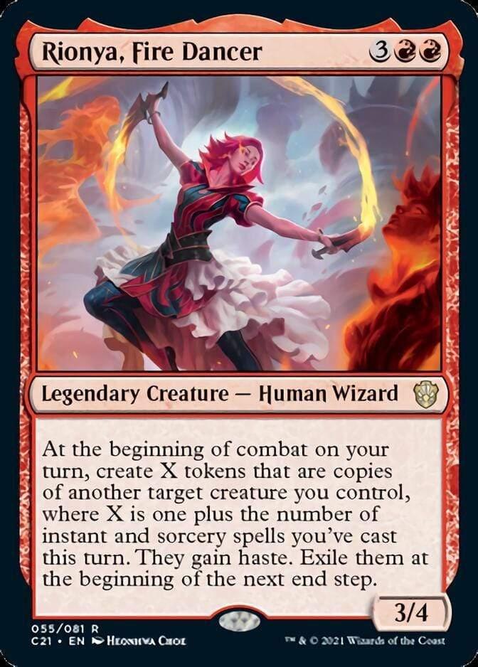 Magic: The Gathering MTG Single Rionya, Fire Dancer [Commander 2021]