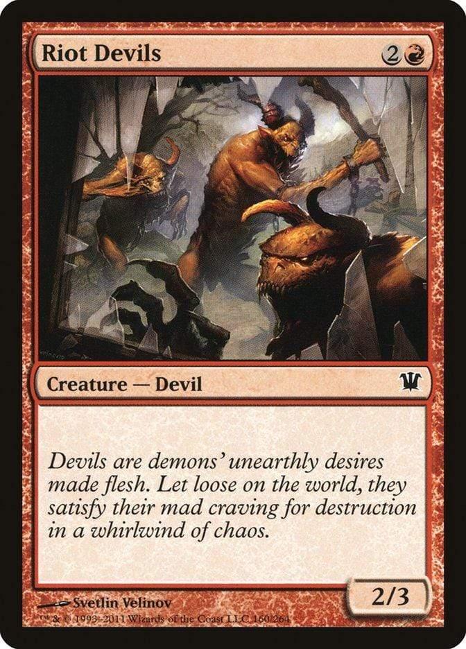 Magic: The Gathering MTG Single Riot Devils [Innistrad]