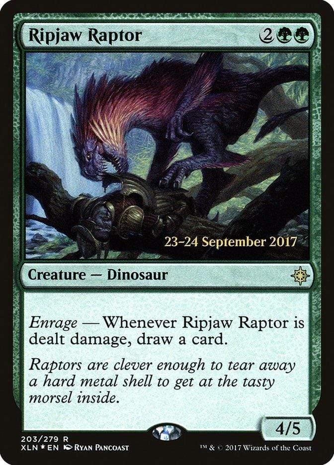 Magic: The Gathering MTG Single Ripjaw Raptor  [Ixalan Prerelease Promos]