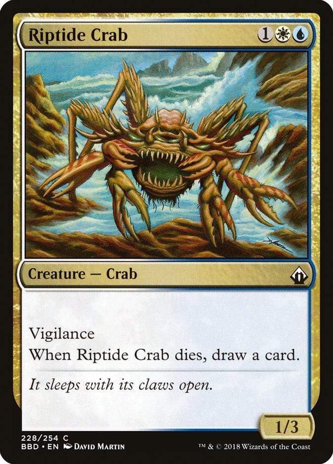 Magic: The Gathering MTG Single Riptide Crab [Battlebond]