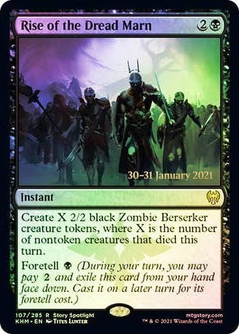 Magic: The Gathering MTG Single Rise of the Dread Marn  [Kaldheim Prerelease Promos]