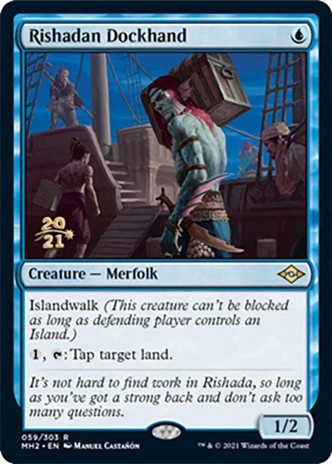 Magic: The Gathering MTG Single Rishadan Dockhand [Modern Horizons 2 Prerelease Promos]