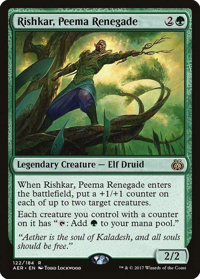 Magic: The Gathering MTG Single Rishkar, Peema Renegade [Aether Revolt]