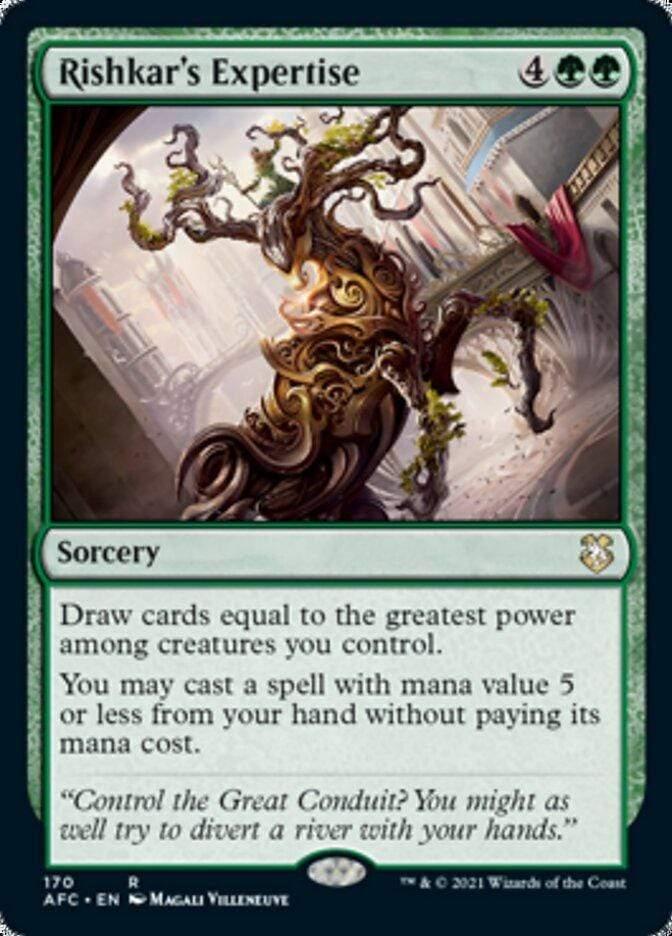 Magic: The Gathering MTG Single Rishkar's Expertise [Dungeons & Dragons: Adventures in the Forgotten Realms Commander]