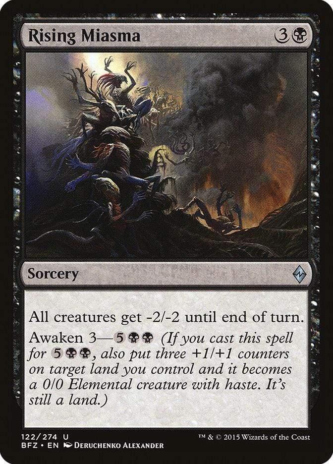 Magic: The Gathering MTG Single Rising Miasma [Battle for Zendikar]