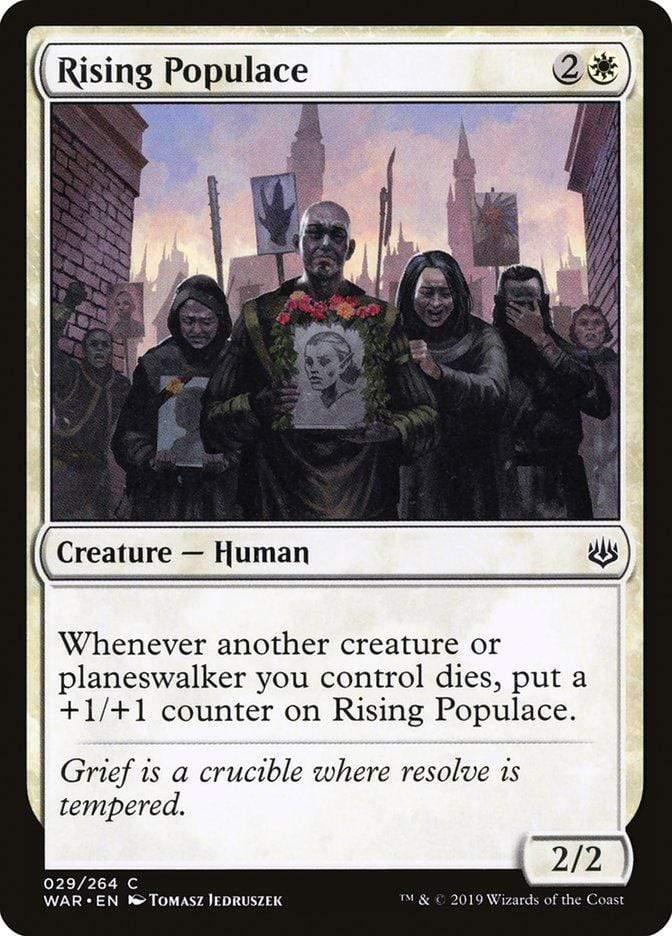 Magic: The Gathering MTG Single Rising Populace [War of the Spark]
