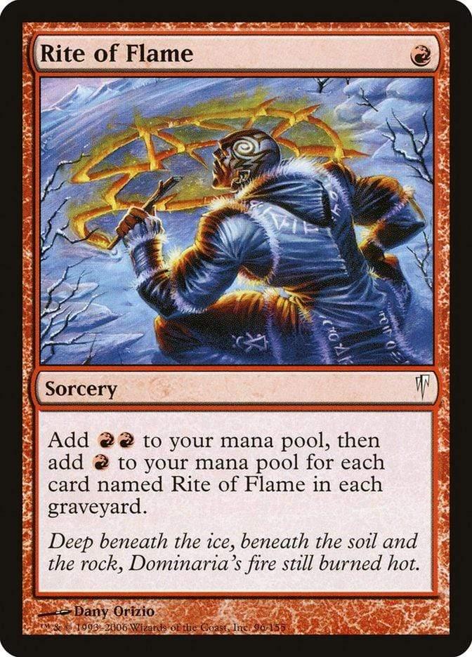 Magic: The Gathering MTG Single Rite of Flame [Coldsnap]