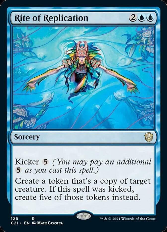 Magic: The Gathering MTG Single Rite of Replication [Commander 2021]