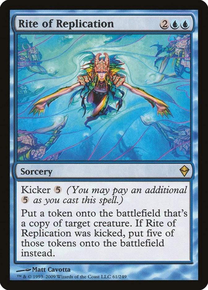 Magic: The Gathering MTG Single Rite of Replication [Zendikar]