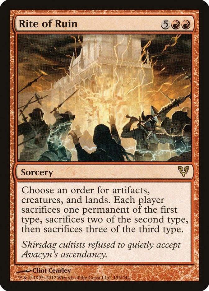 Magic: The Gathering MTG Single Rite of Ruin [Avacyn Restored]