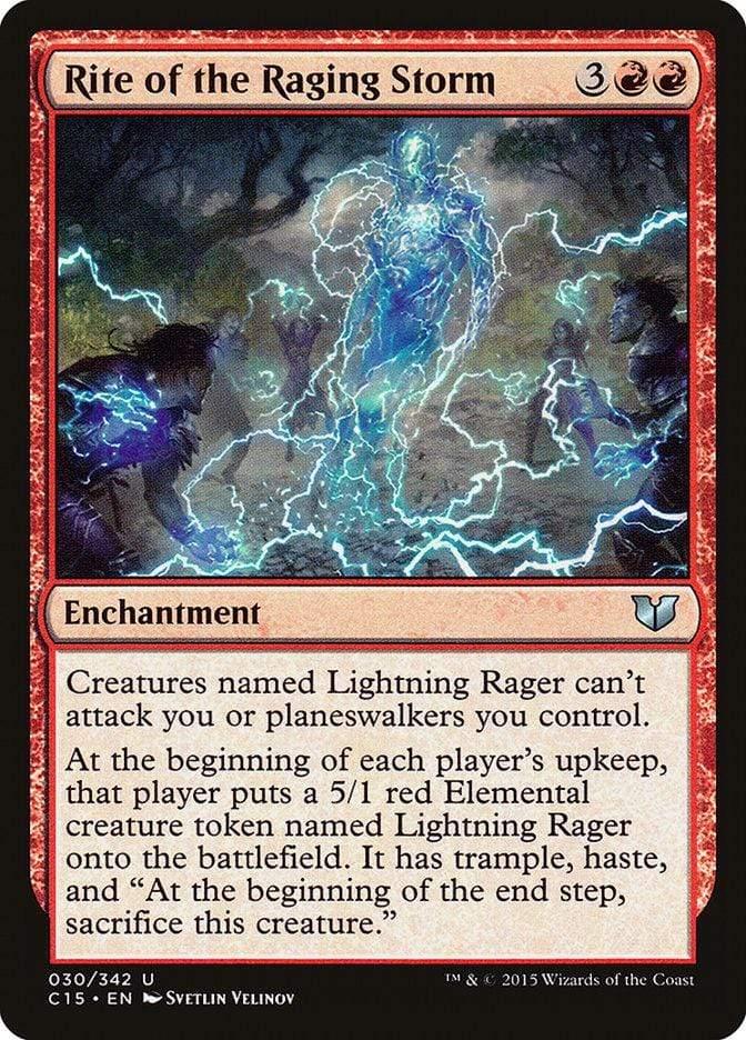 Magic: The Gathering MTG Single Rite of the Raging Storm [Commander 2015]