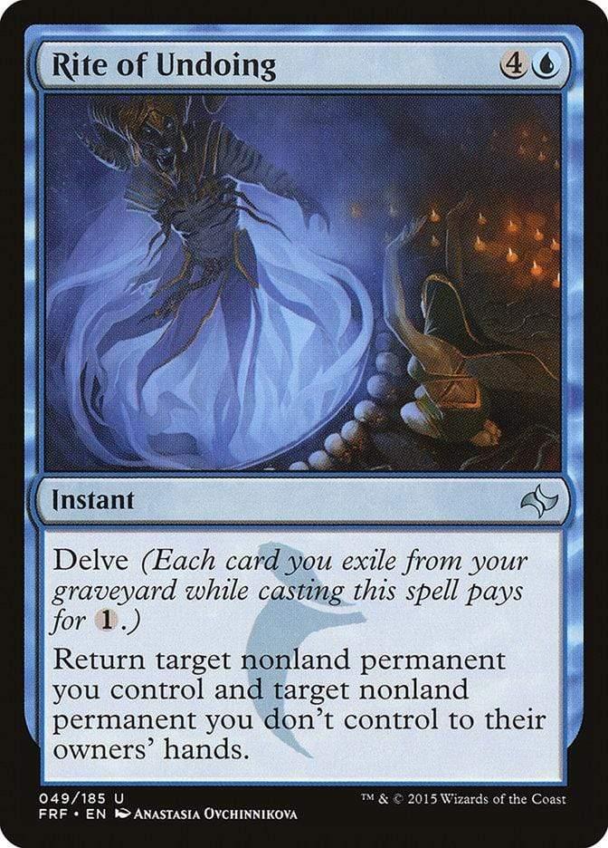 Magic: The Gathering MTG Single Rite of Undoing [Fate Reforged]