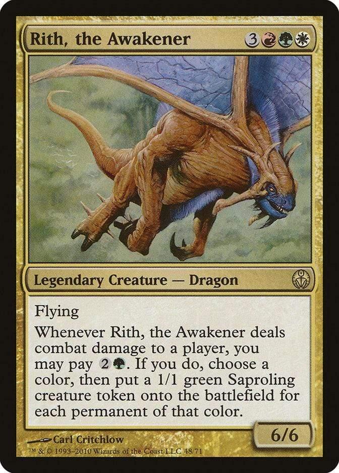 Magic: The Gathering MTG Single Rith, the Awakener [Duel Decks: Phyrexia vs. the Coalition]