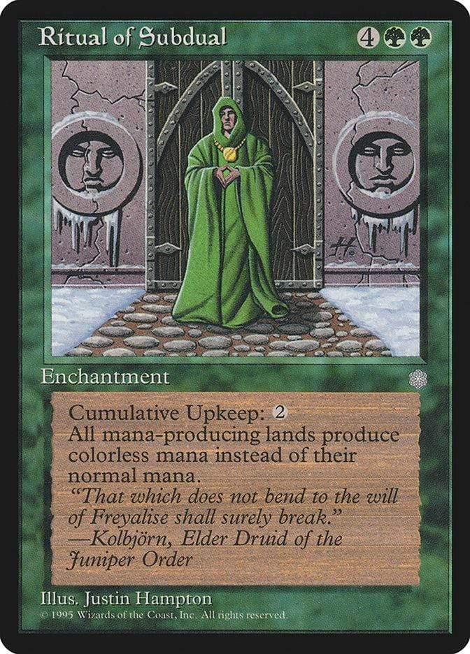 Magic: The Gathering MTG Single Ritual of Subdual [Ice Age]