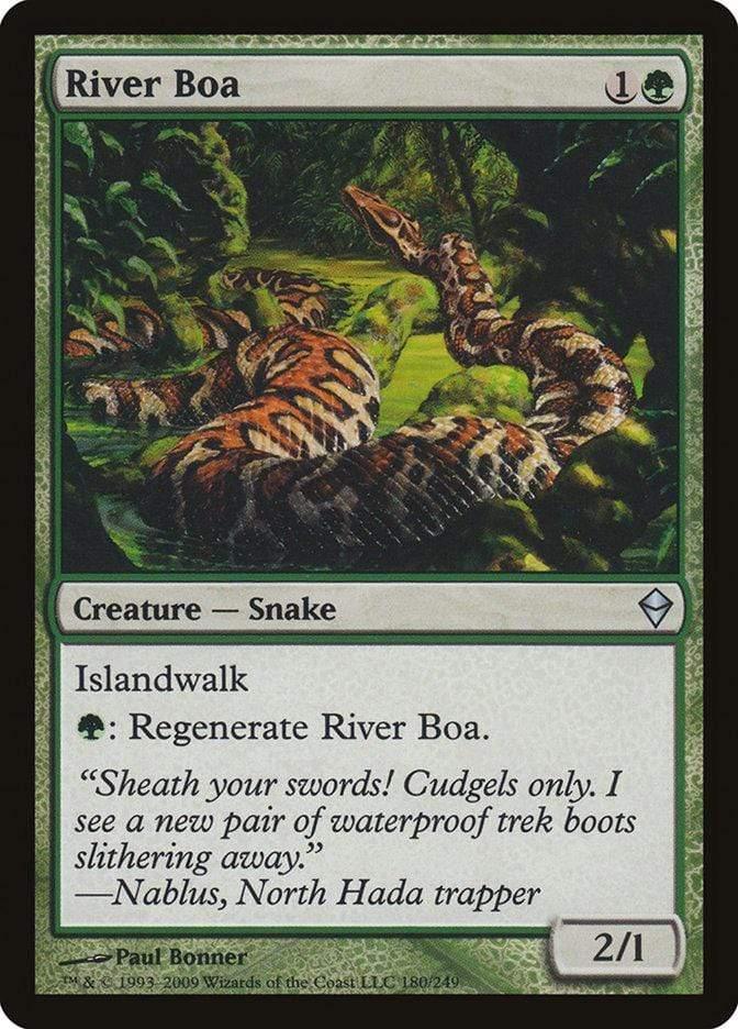 Magic: The Gathering MTG Single River Boa [Zendikar]
