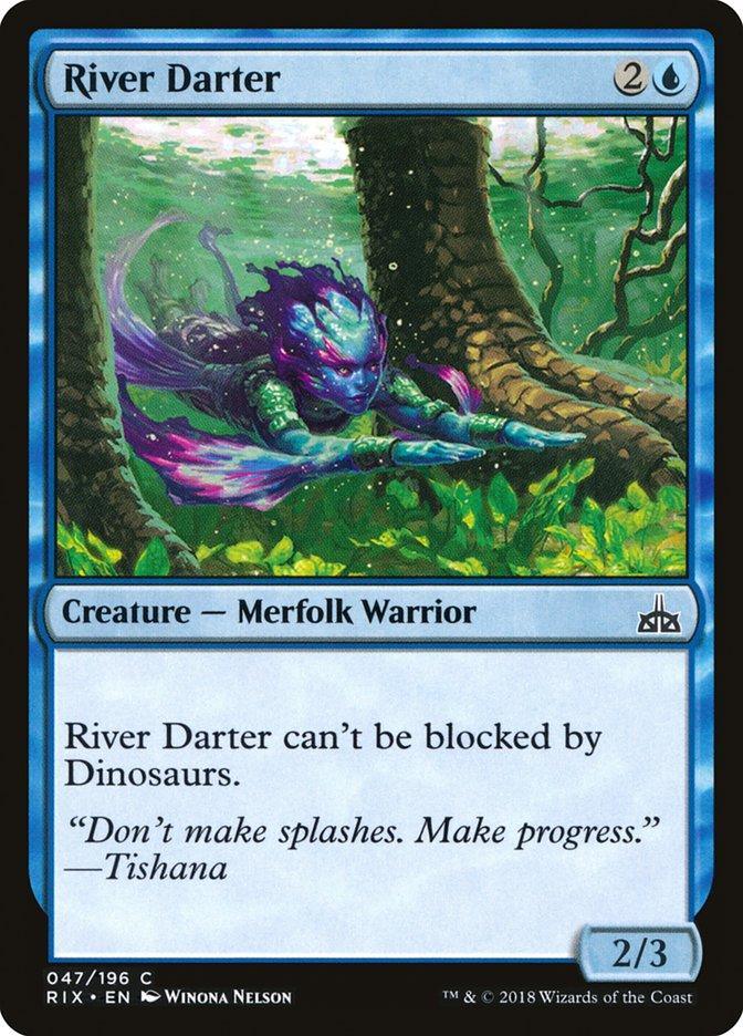 Magic: The Gathering MTG Single River Darter [Rivals of Ixalan]