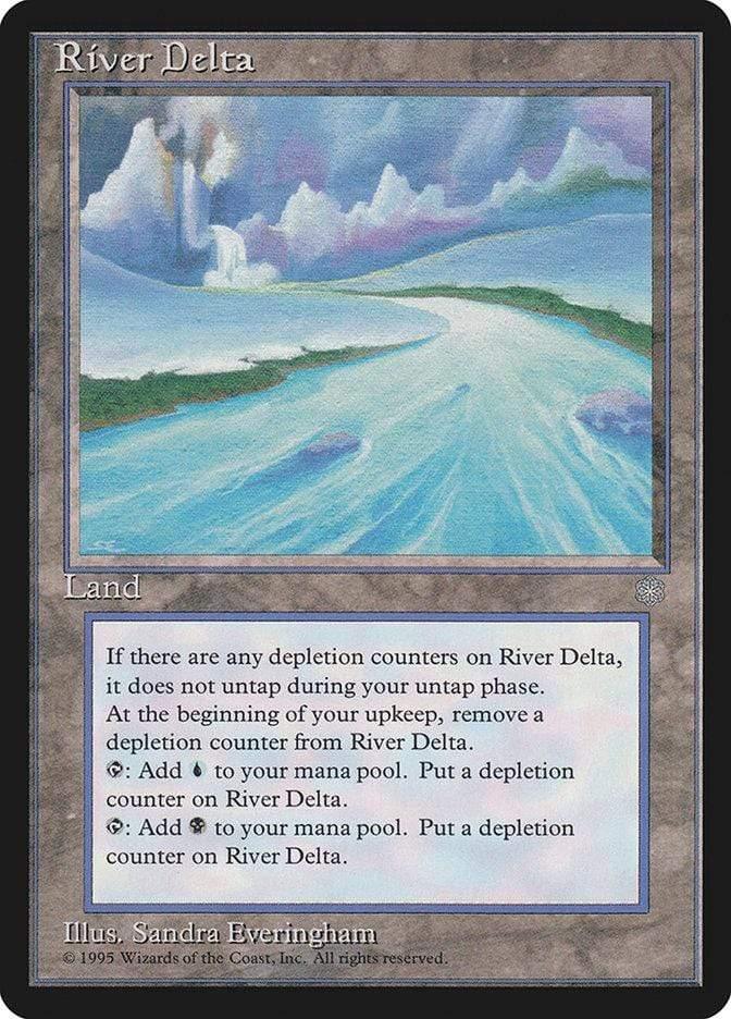Magic: The Gathering MTG Single River Delta [Ice Age]