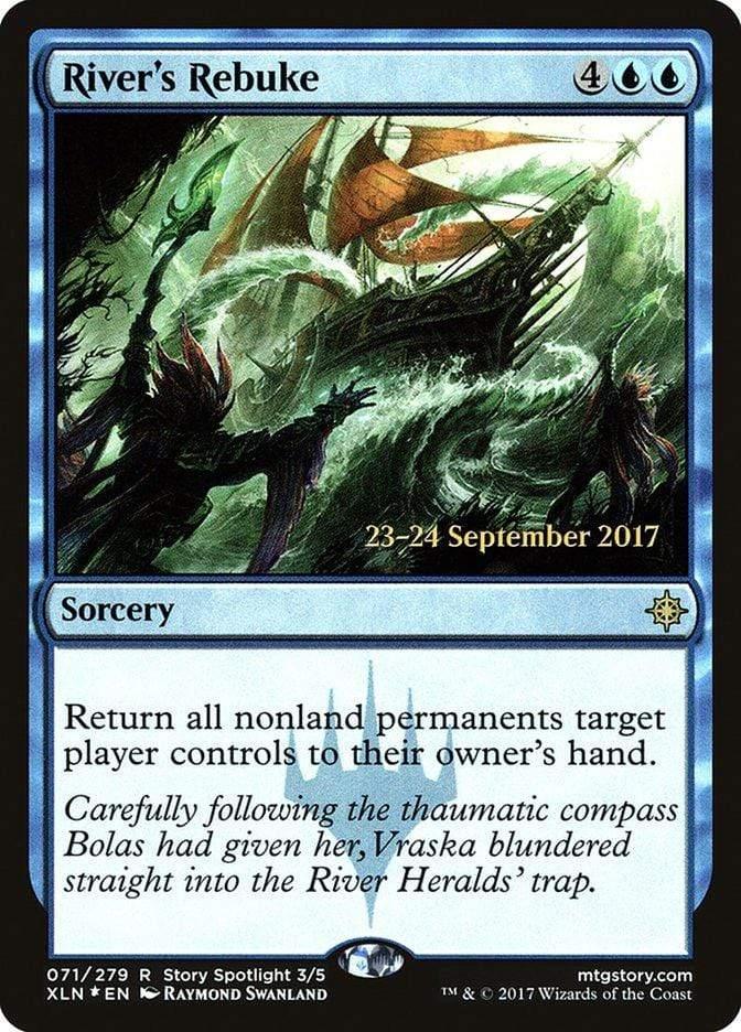 Magic: The Gathering MTG Single River's Rebuke  [Ixalan Prerelease Promos]