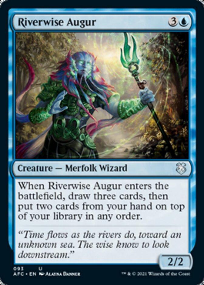 Magic: The Gathering MTG Single Riverwise Augur [Dungeons & Dragons: Adventures in the Forgotten Realms Commander]