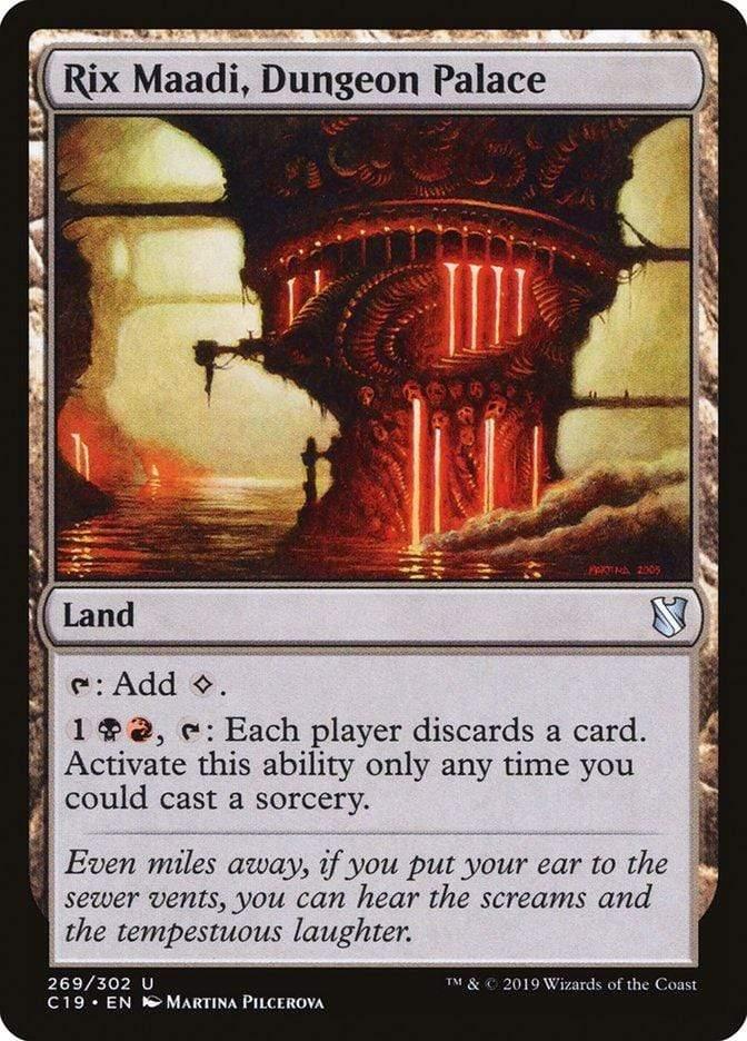 Magic: The Gathering MTG Single Rix Maadi, Dungeon Palace [Commander 2019]