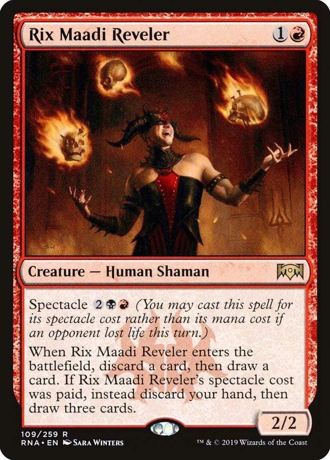 Magic: The Gathering MTG Single Rix Maadi Reveler [Ravnica Allegiance]