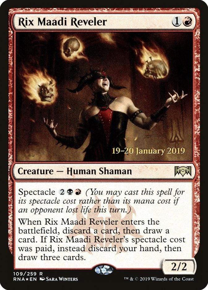 Magic: The Gathering MTG Single Rix Maadi Reveler [Ravnica Allegiance Prerelease Promos]
