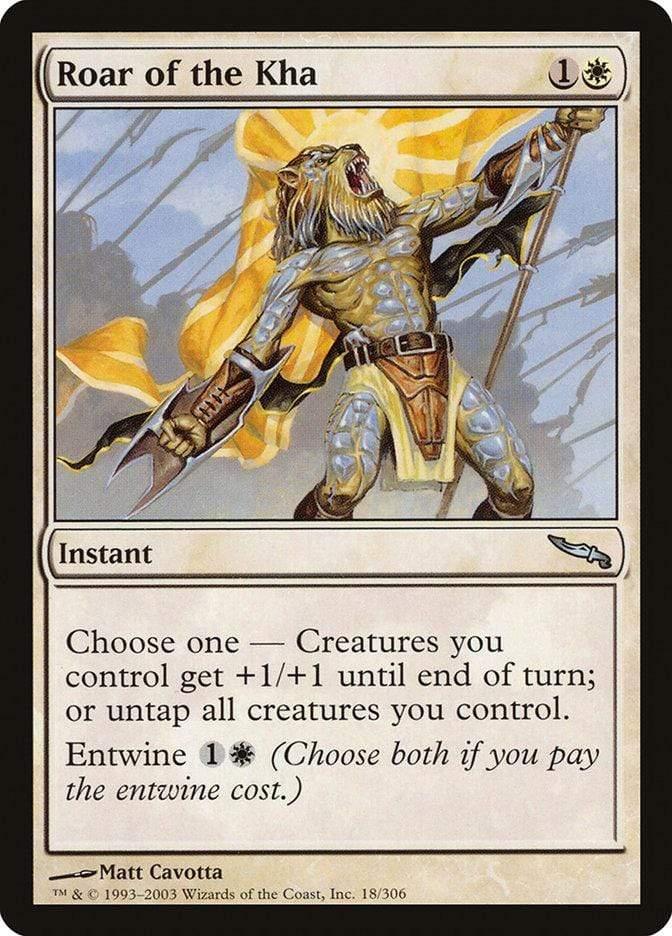 Magic: The Gathering MTG Single Roar of the Kha [Mirrodin]