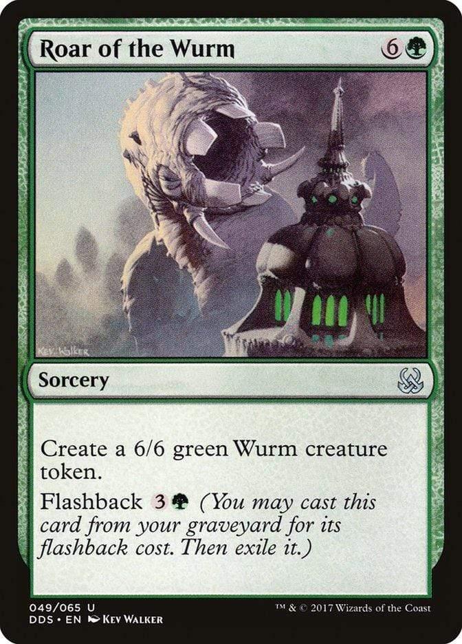 Magic: The Gathering MTG Single Roar of the Wurm [Duel Decks: Mind vs. Might]