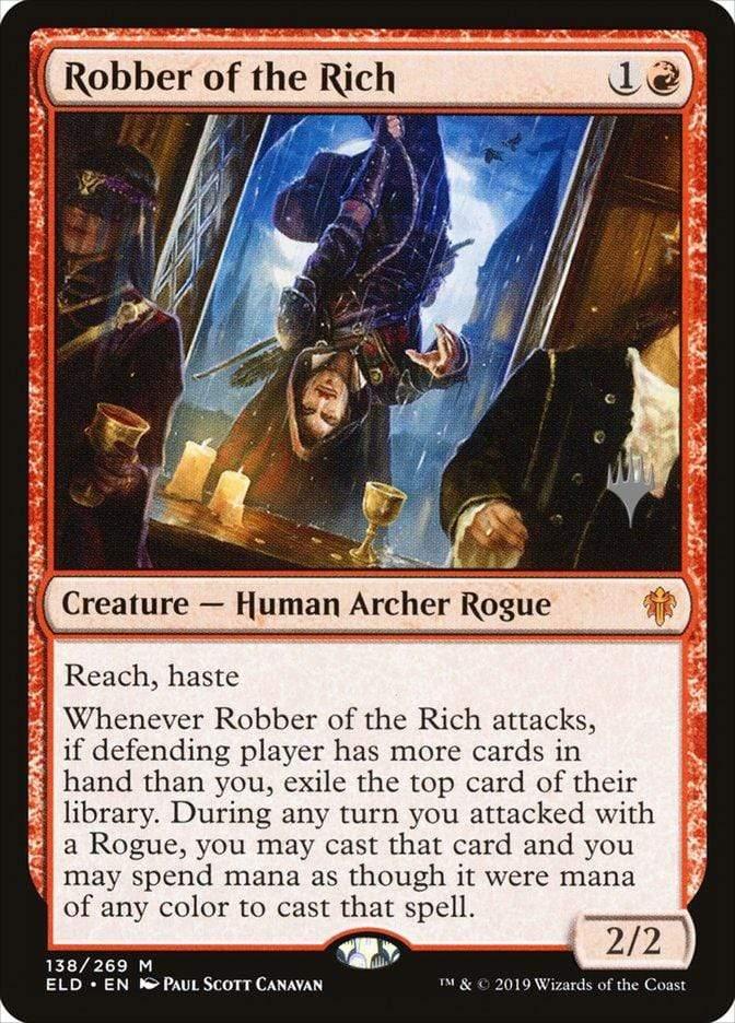 Magic: The Gathering MTG Single Robber of the Rich (Promo Pack) [Throne of Eldraine Promos]