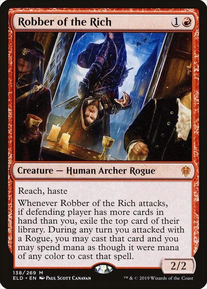 Magic: The Gathering MTG Single Robber of the Rich [Throne of Eldraine]