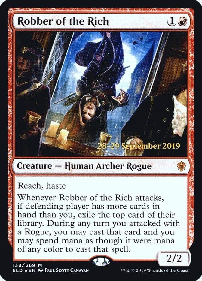 Magic: The Gathering MTG Single Robber of the Rich  [Throne of Eldraine Prerelease Promos]