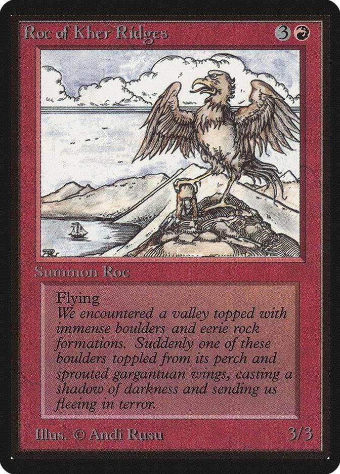 Magic: The Gathering MTG Single Roc of Kher Ridges [Limited Edition Beta]