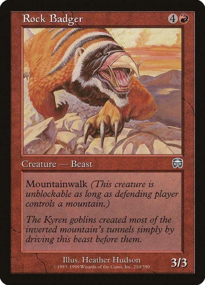 Magic: The Gathering MTG Single Rock Badger [Mercadian Masques]