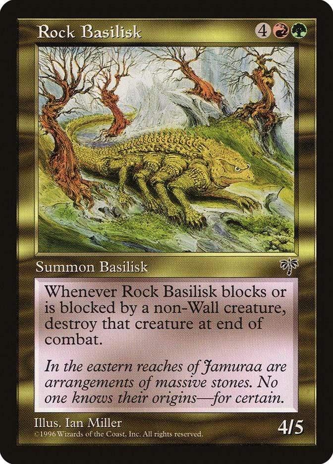 Magic: The Gathering MTG Single Rock Basilisk [Mirage]