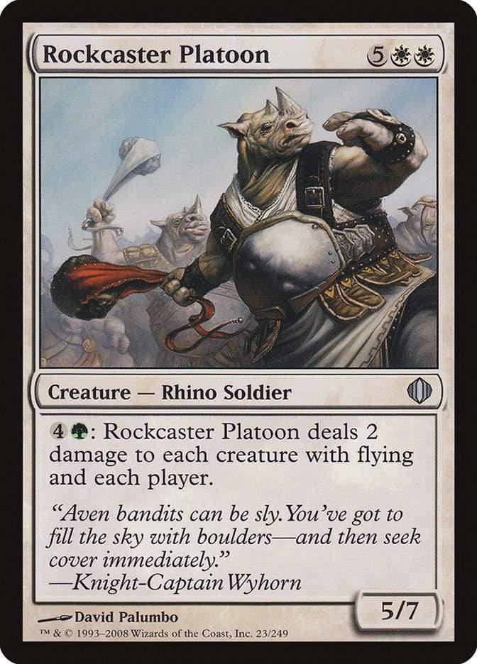 Magic: The Gathering MTG Single Rockcaster Platoon [Shards of Alara]