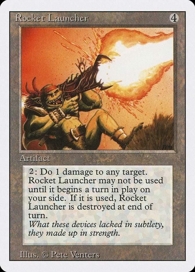 Magic: The Gathering MTG Single Rocket Launcher [Revised Edition]