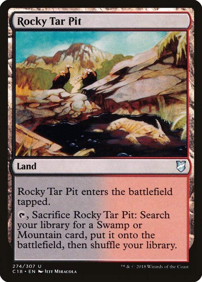 Magic: The Gathering MTG Single Rocky Tar Pit [Commander 2018]
