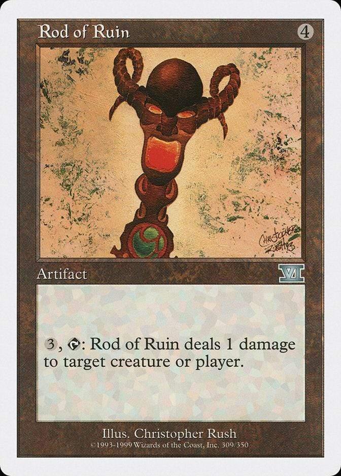 Magic: The Gathering MTG Single Rod of Ruin [Classic Sixth Edition]