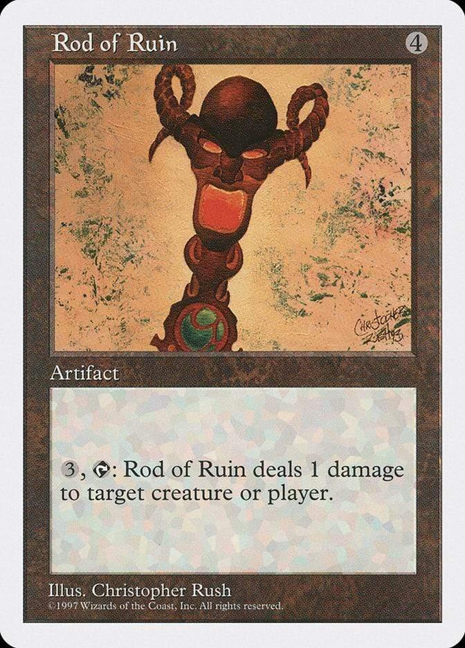 Magic: The Gathering MTG Single Rod of Ruin [Fifth Edition]