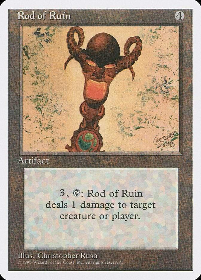 Magic: The Gathering MTG Single Rod of Ruin [Fourth Edition]