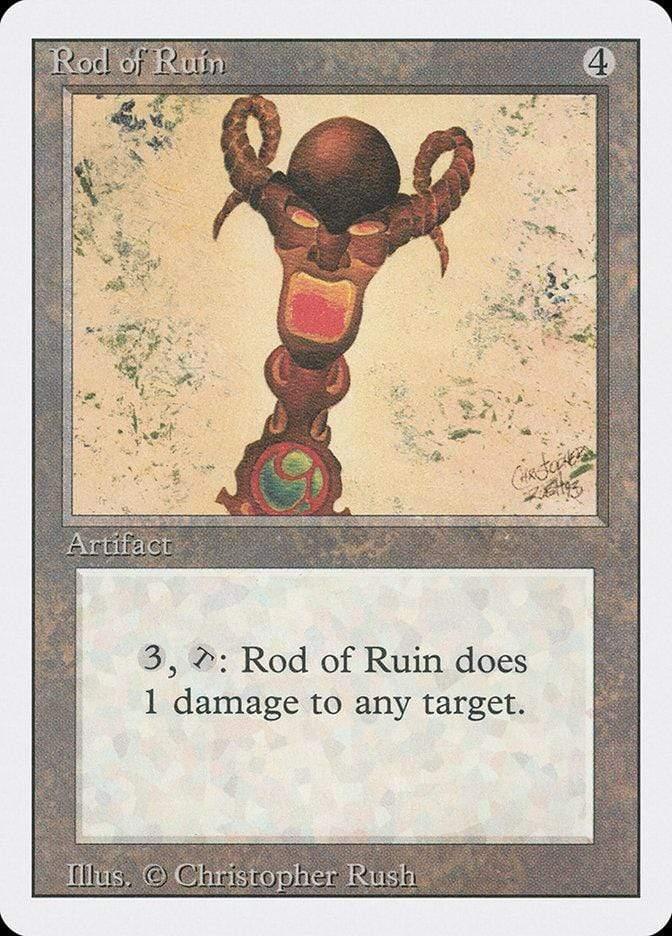 Magic: The Gathering MTG Single Rod of Ruin [Revised Edition]