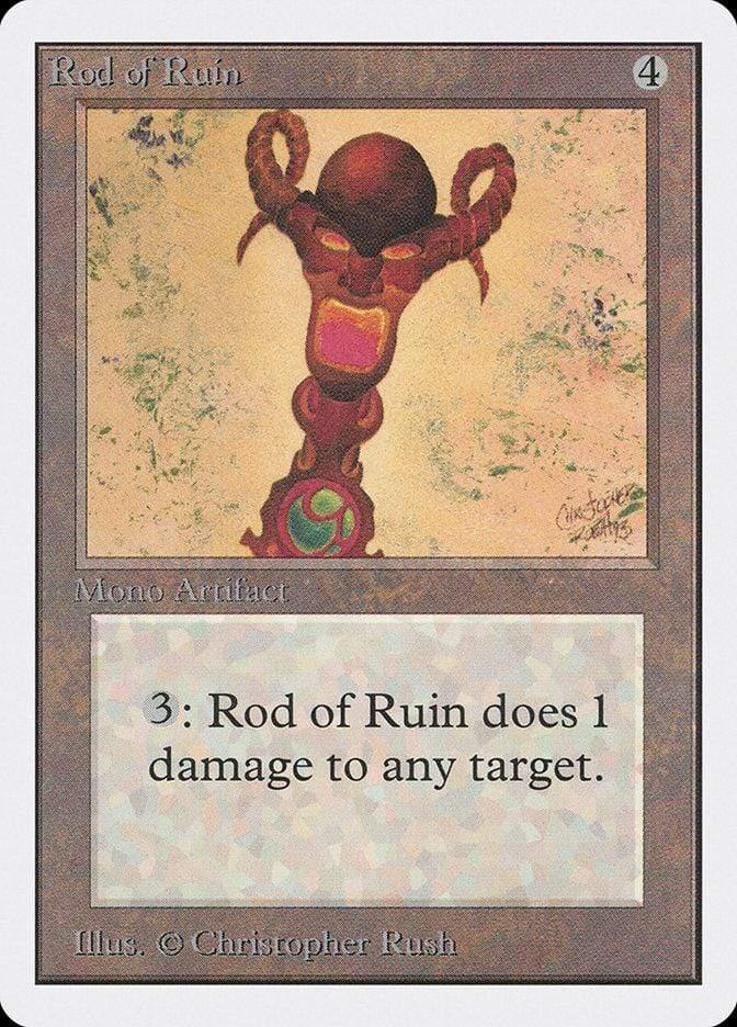 Magic: The Gathering MTG Single Rod of Ruin [Unlimited Edition]