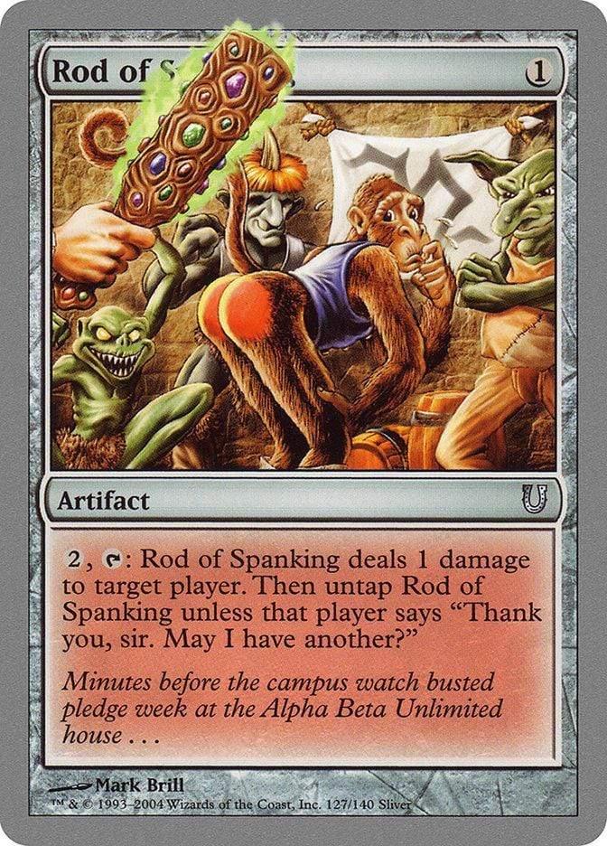 Magic: The Gathering MTG Single Rod of Spanking [Unhinged]