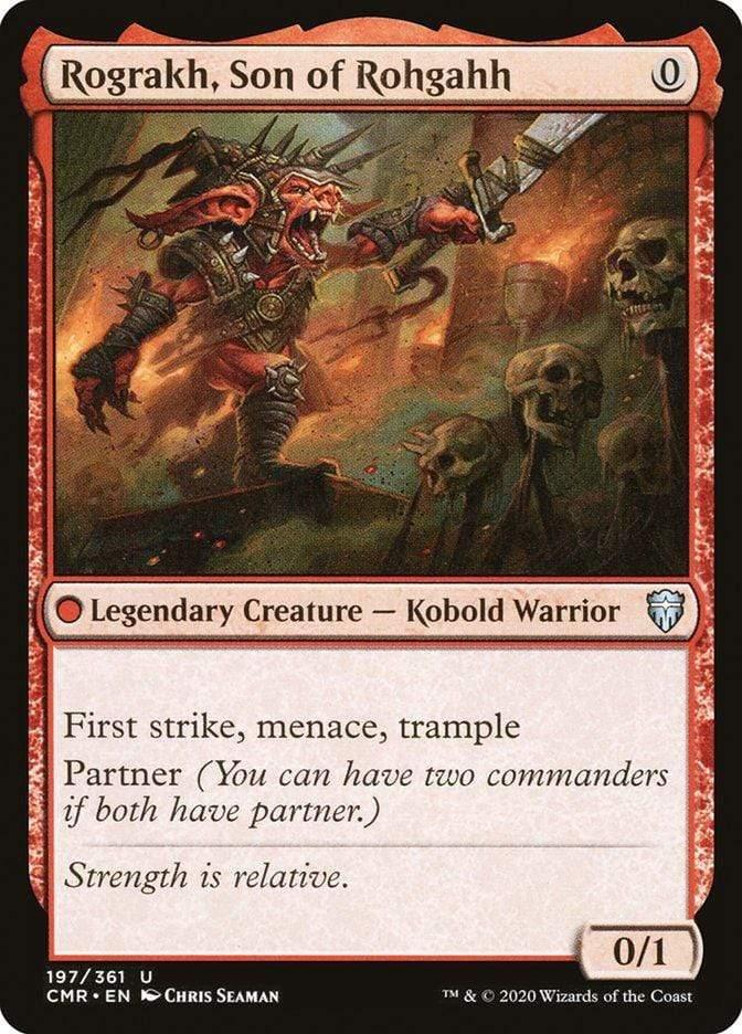 Magic: The Gathering MTG Single Rograkh, Son of Rohgahh [Commander Legends]